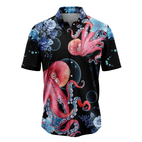 Octopus Into The Ocean Hawaiian Shirt, Summer Shirt For Men and Women, Short Sleeve Jezsport.com