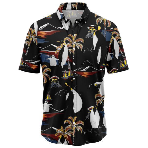 Penguin On Vacation Hawaiian Shirt Summer Shirt For Men and Women Jezsport.com