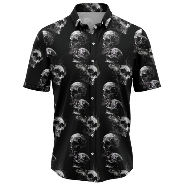 Skull Lover Hawaiian Shirt, Summer Shirt For Men and Women, Short Sleeve Jezsport.com