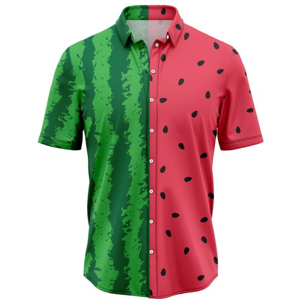 Watermelon Tropical Hawaiian Shirt Summer Shirt For Men and Women Jezsport.com