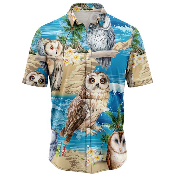 Owl Summer Vacation Hawaiian Shirt Summer Shirt For Men and Women Jezsport.com