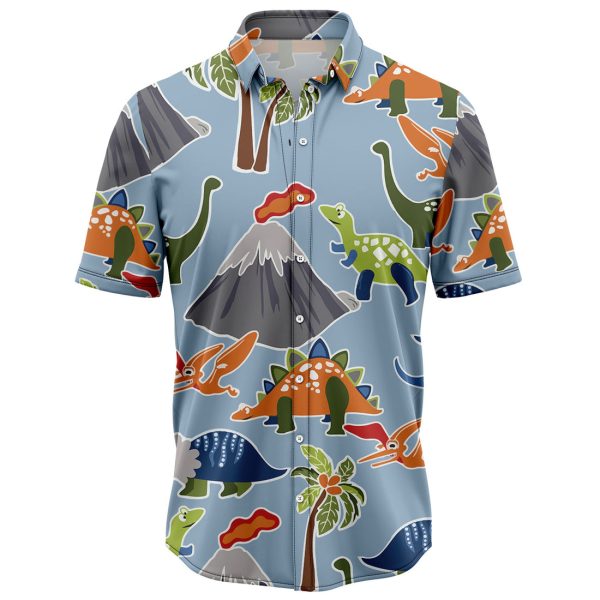 Awesome Dinosaur Hawaiian Shirt Summer Shirt For Men and Women Jezsport.com