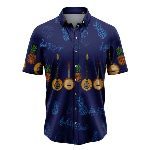 Banjo Musical Instrument Hawaiian Shirt Summer Shirt For Men and Women Jezsport.com