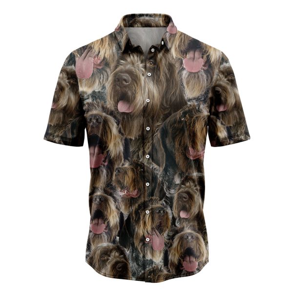 Wirehaired Pointing Griffon Awesome Hawaiian Shirt Summer Shirt For Men and Women Jezsport.com