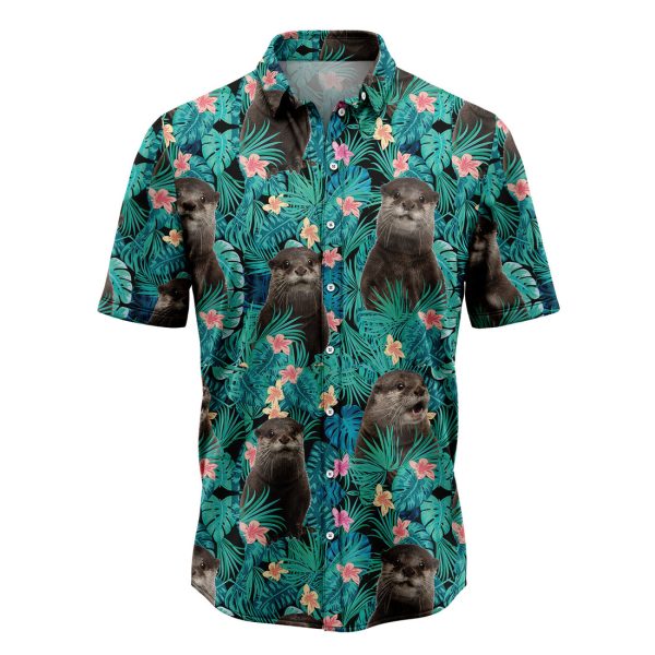 Otter Tropical Hawaiian Shirt Summer Shirt For Men and Women Jezsport.com