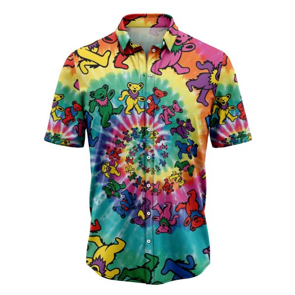 Dancing Bear Hawaiian Shirt Summer Shirt For Men and Women Jezsport.com