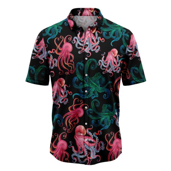 Octopus Party Hawaiian Shirt Summer Shirt For Men and Women Jezsport.com