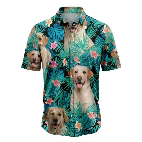 Labrador Retriever Tropical Hawaiian Shirt Summer Shirt For Men and Womenn Jezsport.com