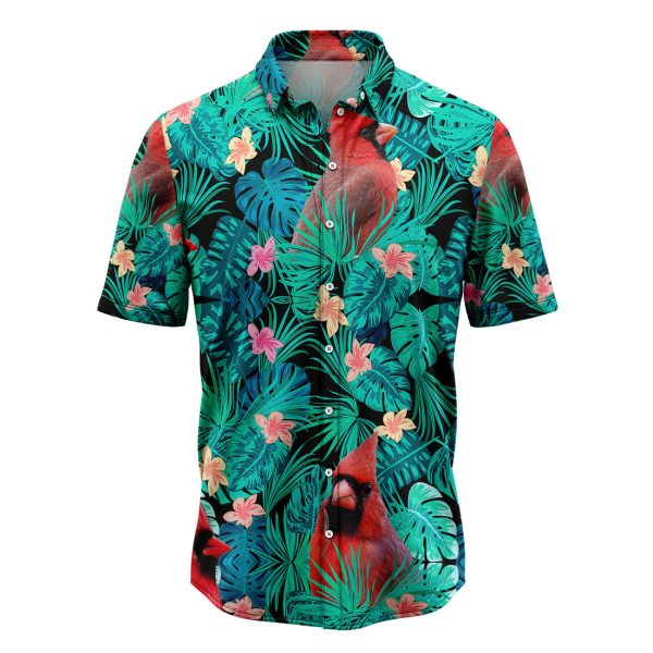 Cardinal Tropical Hawaiian Shirt Summer Shirt For Men and Womenn Jezsport.com