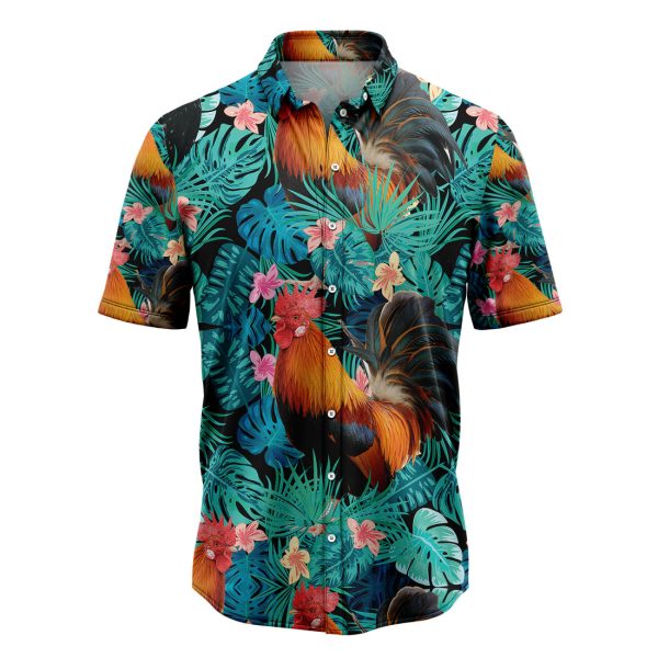 Chicken Tropical Hawaiian Shirt Summer Shirt For Men and Womenn Jezsport.com