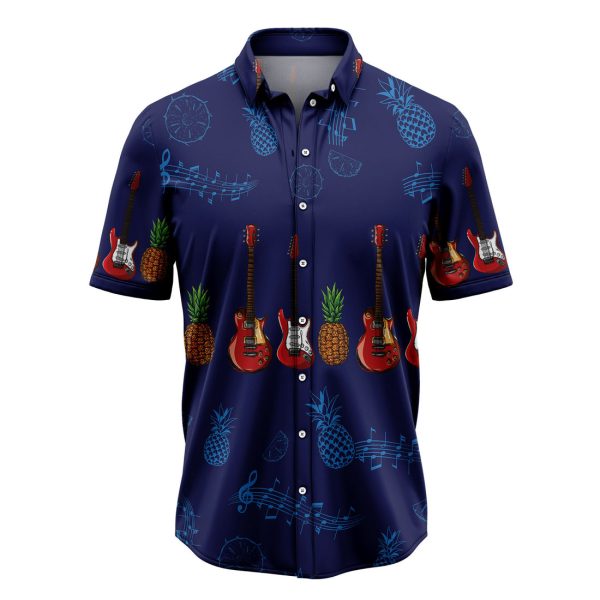 Bass Guitar Musical Instrument Hawaiian Shirt Summer Shirt For Men and Women Jezsport.com