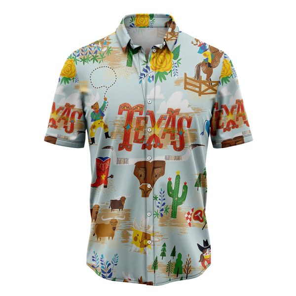 Texas Cowboy Hawaiian Shirt Summer Shirt For Men and Women Jezsport.com