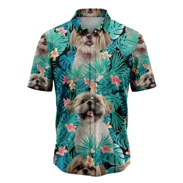 Shih Tzu Tropical Hawaiian Shirt Summer Shirt For Men and Women Jezsport.com