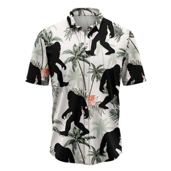 Bigfoot Tropical Vintage Hawaiian Shirt Summer Shirt For Men and Women Jezsport.com