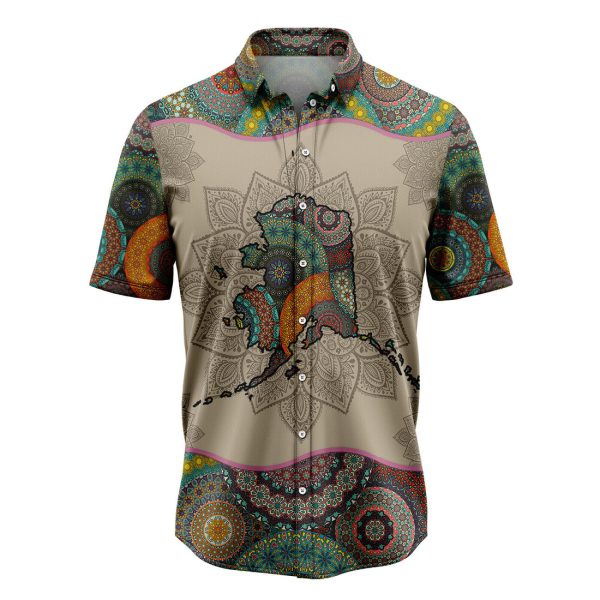 Awesome Alaska Mandala Hawaiian Shirt Summer Shirt For Men and Women Jezsport.com