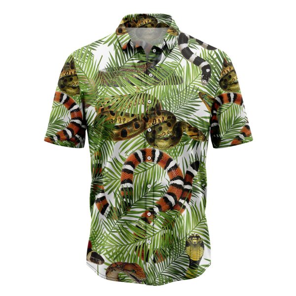 Tropical Snake Hawaiian Shirt Summer Shirt For Men and Women Jezsport.com