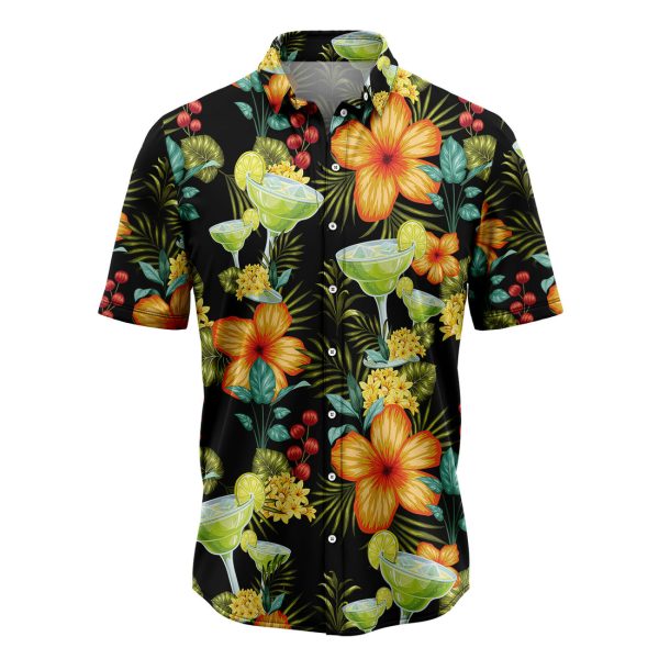 Margarita Colorful Floral Hawaiian Shirt Summer Shirt For Men and Women Jezsport.com