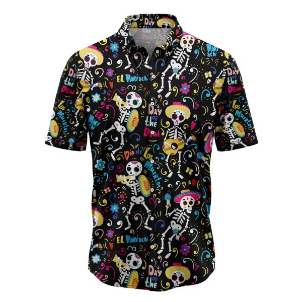 Dancing Day Of The Dead Hawaiian Shirt Summer Shirt For Men and Women Jezsport.com