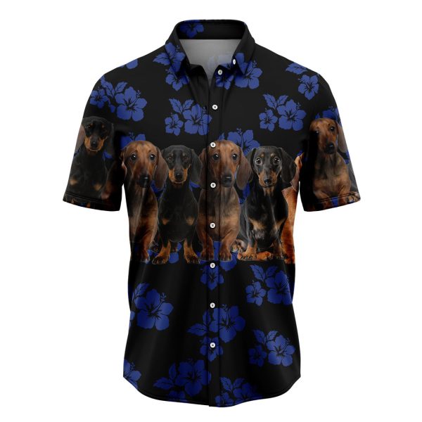 Awesome Dachshund Hawaiian Shirt, Summer Shirt For Men and Women, Short Sleeve Jezsport.com