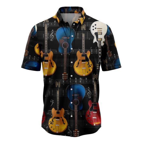 Guitar Music Hawaiian Shirt Summer Shirt For Men and Women Jezsport.com