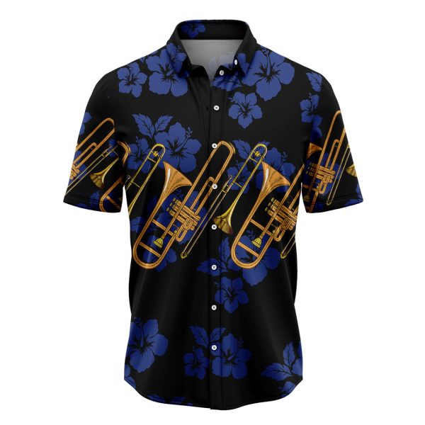 Trombone For Vacation Hawaiian Shirt Summer Shirt For Men and Women Jezsport.com