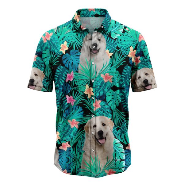 Great Pyrenees Tropical Hawaiian Shirt Summer Shirt For Men and Women Jezsport.com