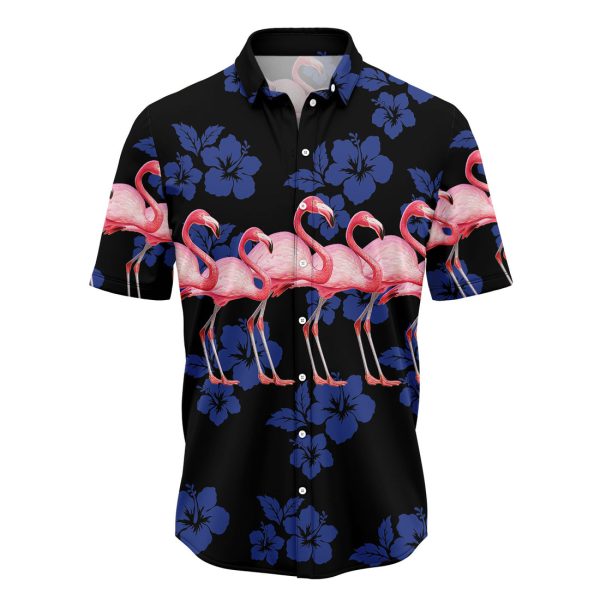 Flamingo Tropical Hawaiian Shirt Summer Shirt For Men and Women Jezsport.com