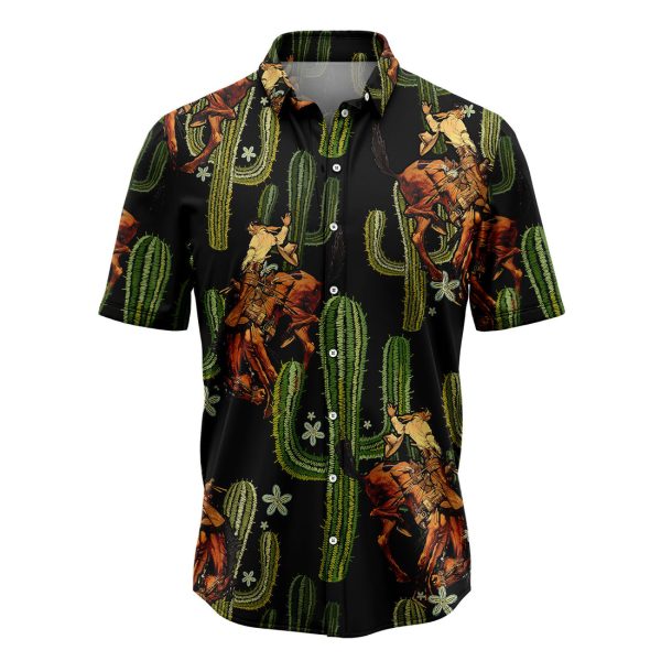 Cowboy Cactus Hawaiian Shirt, Summer Shirt For Men and Women, Short Sleeve Jezsport.com