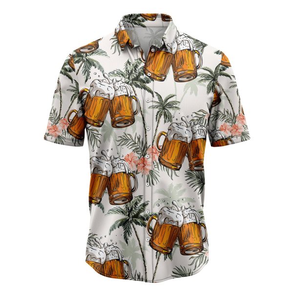 Beer Tropical Vintage Hawaiian Shirt Summer Shirt For Men and Women Jezsport.com