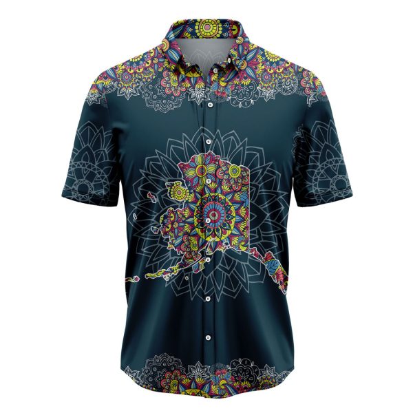 Alaska Mandala Hawaiian Shirt, Summer Shirt For Men and Women, Short Sleeve Jezsport.com