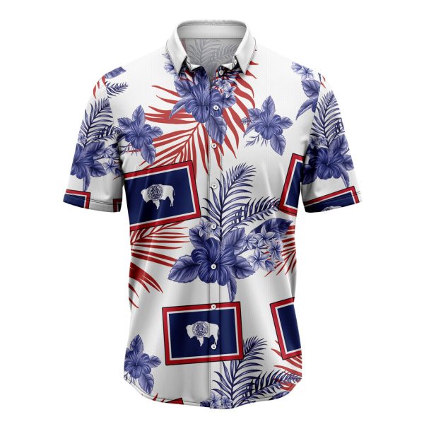 Wyoming Proud Hawaiian Shirt Summer Shirt For Men and Women Jezsport.com