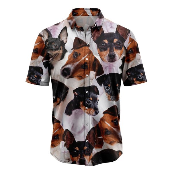 Toy Fox Terrier Awesome Hawaiian Shirt, Summer Shirt For Men and Women, Short Sleeve Jezsport.com