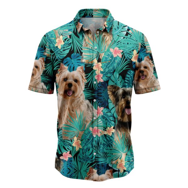 Yorkshire Terrier Tropical Hawaiian Shirt Summer Shirt For Men and Women Jezsport.com