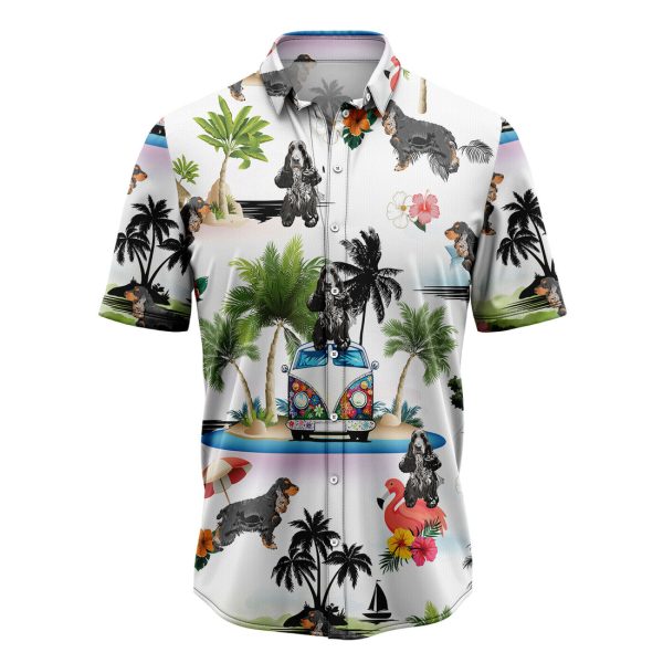 Cocker Spaniel Vacation Hawaiian Shirt Summer Shirt For Men and Women Jezsport.com