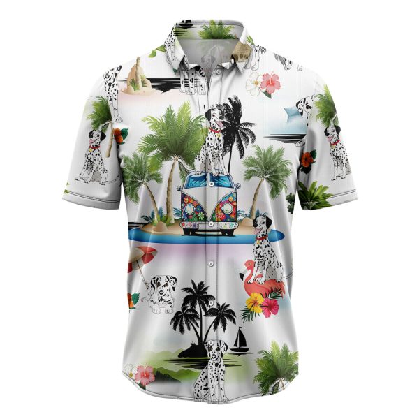 Dalmatian Vacation Hawaiian Shirt Summer Shirt For Men and Women Jezsport.com