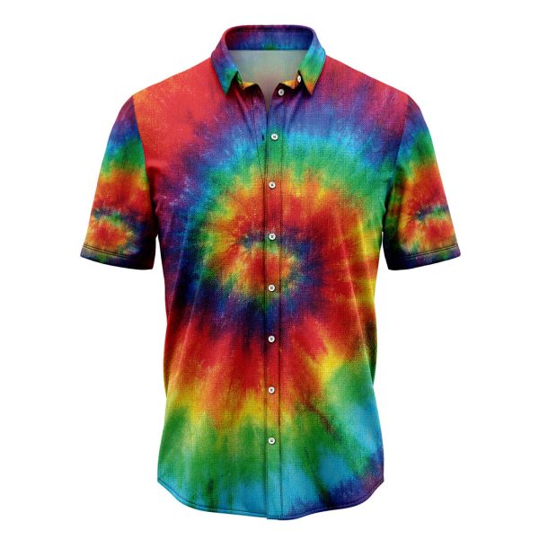 Tie Dye Shirt For Vacation Hawaiian Shirt Summer Shirt For Men and Women Jezsport.com