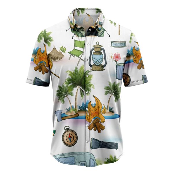 Camping Lover Hawaiian Shirt Summer Shirt For Men and Women Jezsport.com