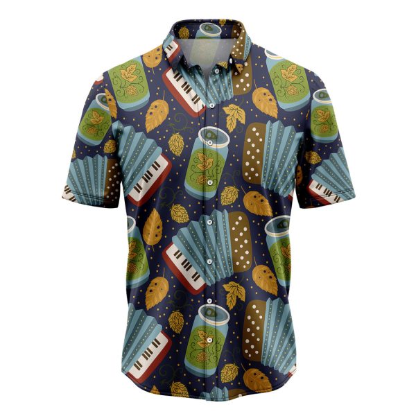 Accordion Beer Hawaiian Shirt Summer Shirt For Men and Women Jezsport.com