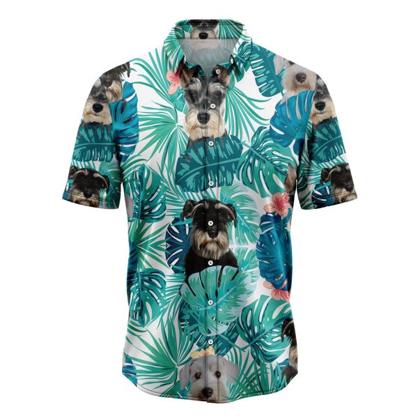 Tropical Miniature Schnauzer Hawaiian Shirt Summer Shirt For Men and Women Jezsport.com