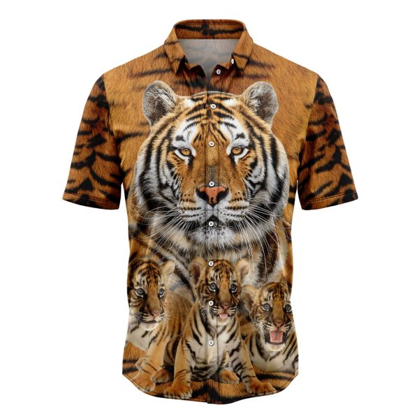 Tiger Great Hawaiian Shirt Summer Shirt For Men and Women Jezsport.com