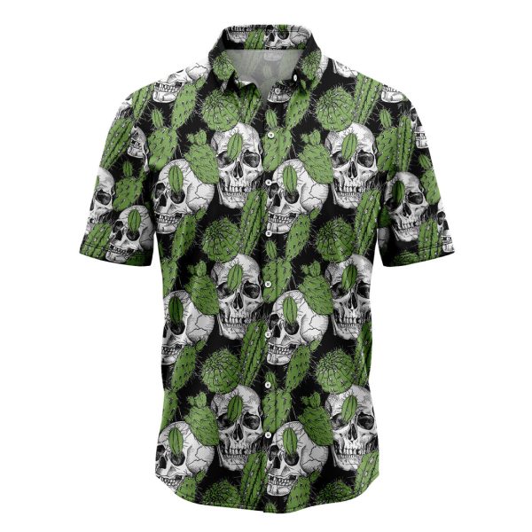 Skull Cactus Hawaiian Shirt Summer Shirt For Men and Women Jezsport.com