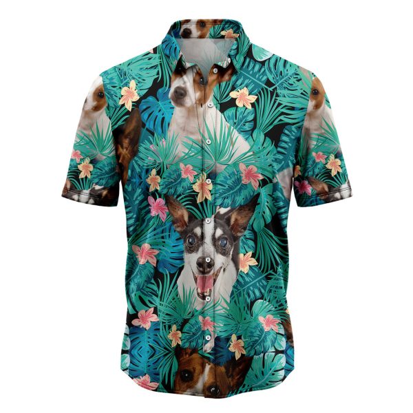 Rat Terrier Tropical Hawaiian Shirt Summer Shirt For Men and Women Jezsport.com