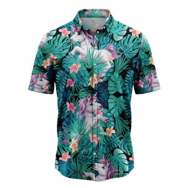 Unicorn Tropical Hawaiian Shirt Summer Shirt For Men and Women Jezsport.com