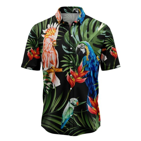 Parrot Tropical Hawaiian Shirt Summer Shirt For Men and Women Jezsport.com