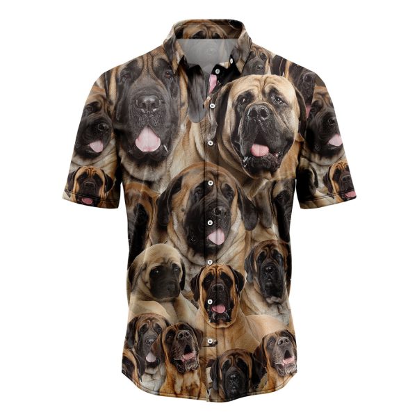 Mastiff Awesome Hawaiian Shirt, Summer Shirt For Men and Women, Short Sleeve Jezsport.com