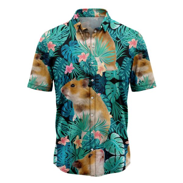 Hamsters Tropical Hawaiian Shirt Summer Shirt For Men and Women Jezsport.com