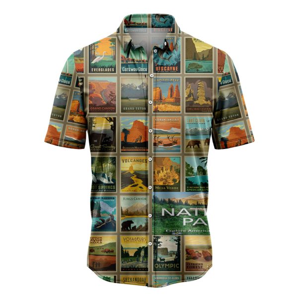 Explore 60 National Parks Hawaiian Shirt Summer Shirt For Men and Women Jezsport.com