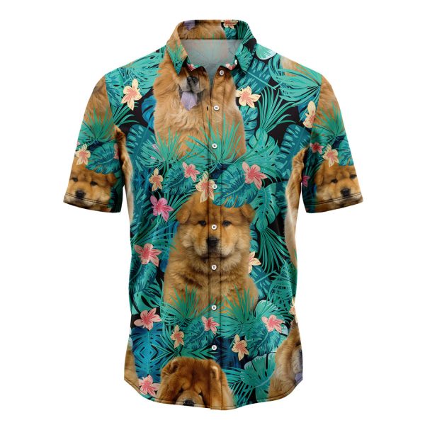 Chow Chow Tropical Hawaiian Shirt Summer Shirt For Men and Women Jezsport.com