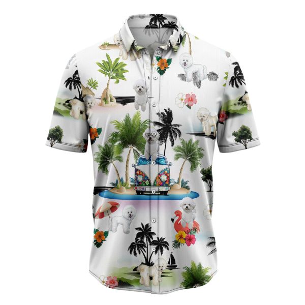 Bichon Frise Vacation Hawaiian Shirt Summer Shirt For Men and Women Jezsport.com