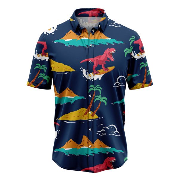 Amazing T-Rex Hawaiian Shirt Summer Shirt For Men and Womenn Jezsport.com